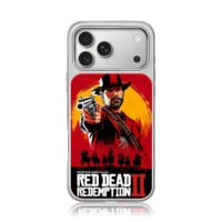RDR2 Arthur Morgan cowboy revolver iPhone 17 Pro Max Electroplated Silver Case1