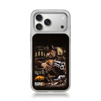 RDR2 cowboy shotgun western art iPhone 17 Pro Max Electroplated Silver Case1