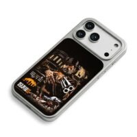 RDR2 cowboy shotgun western art iPhone 17 Pro Max Electroplated Silver Case2