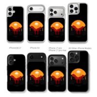 RDR2 Cowboy Sunset Town Art Chris Brown Phone Case Black Electroplated Silver For Iphone 11 To 17