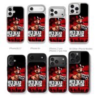 RDR2 Rockstar Arthur Morgan poster Chris Brown Phone Case Black Electroplated Silver For Iphone 11 To 17