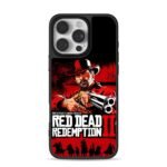 RDR2 Rockstar Arthur Morgan poster iPhone 16 Pro Max Black Case
