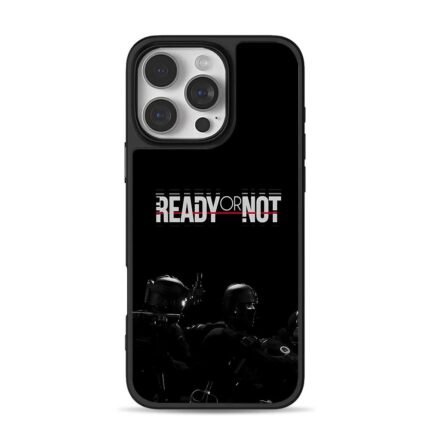 Ready or Not SWAT team graphic art iPhone 16 Pro Max Black Case