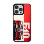 Rear red Ferrari F40 with SIZO text iPhone 16 Pro Max Black Case