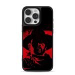 Red black cowboy silhouette RDR art iPhone 16 Pro Max Black Case