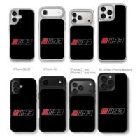Red black stripes 93 motogp design Chris Brown Phone Case Black Electroplated Silver For Iphone 11 To 17