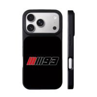 Red black stripes 93 motogp design iPhone 17 Pro Max Black Case
