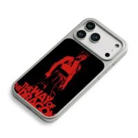 Red Bruce Lee The Way of the Dragon iPhone 17 Pro Max Electroplated Silver Case2