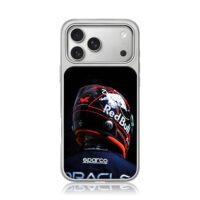 Red Bull F1 Driver Helmet Racing Suit iPhone 17 Pro Max Electroplated Silver Case1