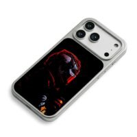 Red Bull F1 racer helmet with logos iPhone 17 Pro Max Electroplated Silver Case2