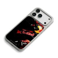 Red Bull F1 racing driver helmet and suit iPhone 17 Pro Max Electroplated Silver Case2