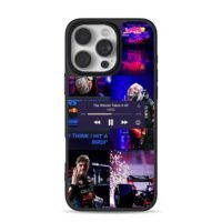 Red Bull F1 Verstappen ABBA collage iPhone 16 Pro Max Black Case