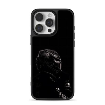 Red Bull Heineken F1 racing helmet iPhone 16 Pro Max Black Case
