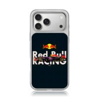 Red Bull Racing F1 car with logos iPhone 17 Pro Max Electroplated Silver Case1