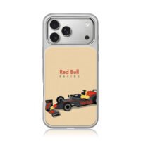 Red Bull Racing F1 race car iPhone 17 Pro Max Electroplated Silver Case1