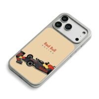 Red Bull Racing F1 race car iPhone 17 Pro Max Electroplated Silver Case2