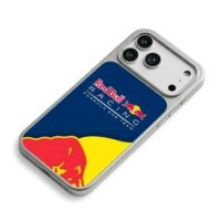 Red Bull Racing F1 Team bulls logo iPhone 17 Pro Max Electroplated Silver Case2