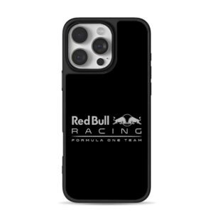 Red Bull Racing Formula 1 Team logo iPhone 16 Pro Max Black Case