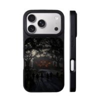 Red Dead gang to mansion at night iPhone 17 Pro Max Black Case