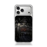 Red Dead gang to mansion at night iPhone 17 Pro Max Electroplated Silver Case1