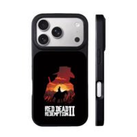 Red Dead Redemption 2 cowboy horse iPhone 17 Pro Max Black Case