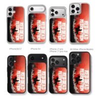 Red Dead Redemption cowboy on horse Chris Brown Phone Case Black Electroplated Silver For Iphone 11 To 17