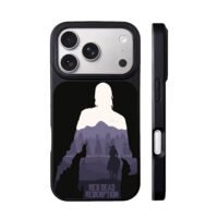 Red Dead Redemption cowboy on horse iPhone 17 Pro Max Black Case