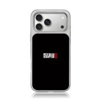 Red Dead Redemption II logo text iPhone 17 Pro Max Electroplated Silver Case1