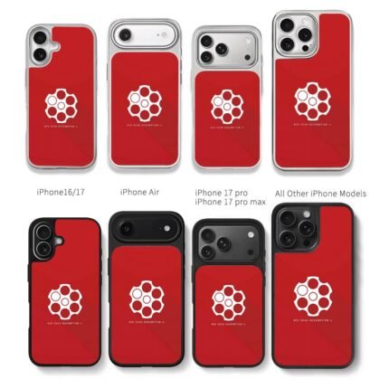 Red Dead Redemption II red cylinder Chris Brown Phone Case Black Electroplated Silver For Iphone 11 To 17