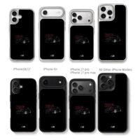 Red E36 BMW M Sport sedan graphic Chris Brown Phone Case Black Electroplated Silver For Iphone 11 To 17