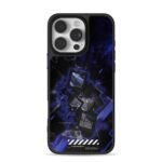 Red eyed dark anime skyblueproject iPhone 16 Pro Max Black Case