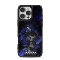 Red eyed dark anime skyblueproject iPhone 16 Pro Max Black Case