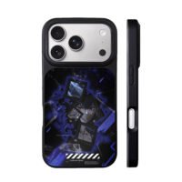 Red eyed dark anime skyblueproject iPhone 17 Pro Max Black Case