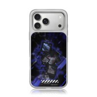 Red eyed dark anime skyblueproject iPhone 17 Pro Max Electroplated Silver Case1
