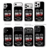 Red Ford Mustang Shelby GT500 Chris Brown Phone Case Black Electroplated Silver For Iphone 11 To 17