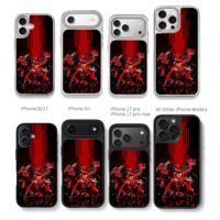 Red Marc Marquez Ducati MotoGP bike Chris Brown Phone Case Black Electroplated Silver For Iphone 11 To 17