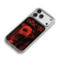 Red Max Verstappen F1 celebration iPhone 17 Pro Max Electroplated Silver Case2
