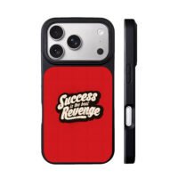 Red Success is the best revenge iPhone 17 Pro Max Black Case