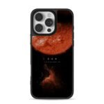 Red sun space nebula art with text iPhone 16 Pro Max Black Case