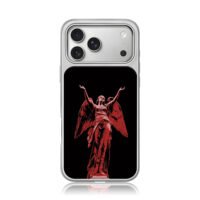 Red winged angel raised arms black Phone Case for iPhone 11-17 & Samsung Galaxy S24-S26 - Image 4