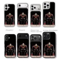 RedBull Aprilia MotoGP racer crouch Chris Brown Phone Case Black Electroplated Silver For Iphone 11 To 17