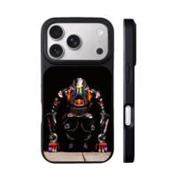 RedBull Aprilia MotoGP racer crouch iPhone 17 Pro Max Black Case