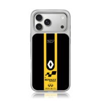 Renault Sport Infiniti F1 27 iPhone 17 Pro Max Electroplated Silver Case1