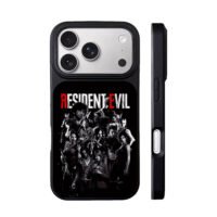 Resident Evil all characters poster iPhone 17 Pro Max Black Case