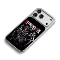 Resident Evil all characters poster iPhone 17 Pro Max Electroplated Silver Case2