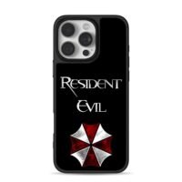 Resident Evil Umbrella Corp logo iPhone 16 Pro Max Black Case