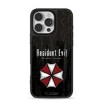 Resident Evil Umbrella grunge logo iPhone 16 Pro Max Black Case