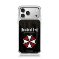 Resident Evil Umbrella grunge logo iPhone 17 Pro Max Electroplated Silver Case1