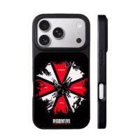 Resident Evil zombie Umbrella logo iPhone 17 Pro Max Black Case