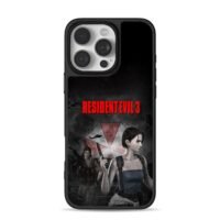 Resident Evil3 Jill Carlos Umbrella iPhone 16 Pro Max Black Case